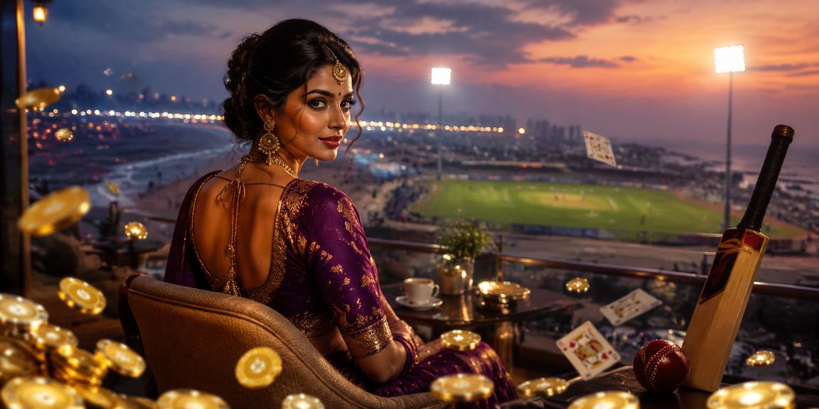 Live casino dealer hosting an online game in India