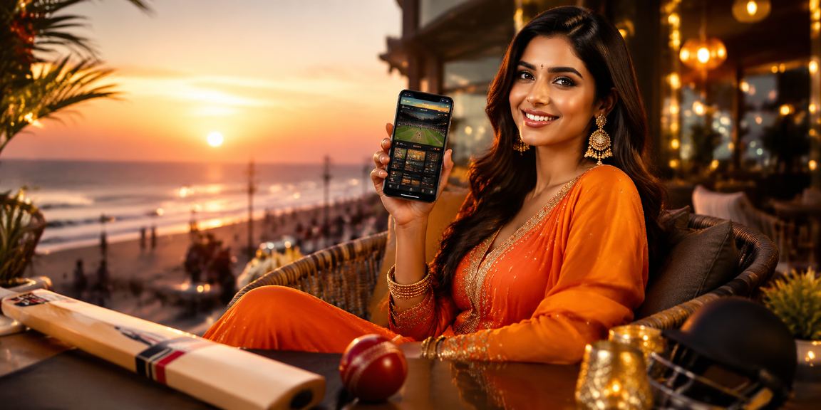 IPL cricket match viewed on mobile device during night in Delhi